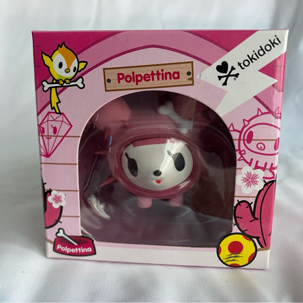 Tokidoki Cactus Friends Polpettina Pink Spiked Dog Collectible Vinyl Figure NIB